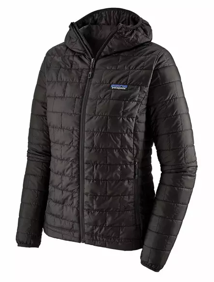 'Patagonia W's Nano Puff Hoody Black - Mellanjackor - 889833301023 - 1