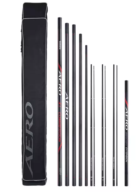 Shimano Aero X1 Pole Pack 11,50m 7pc + Kits + Extension - Metespön - 8717009876773 - 1