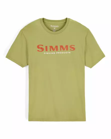 Simms Simms Logo T-shirt Tent Green - T-shirts herr - 694264694343 - 1