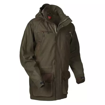 Swedteam Titan Loden Long Jacket Olive - Herrjaktjackor - 7330144053093 - 1