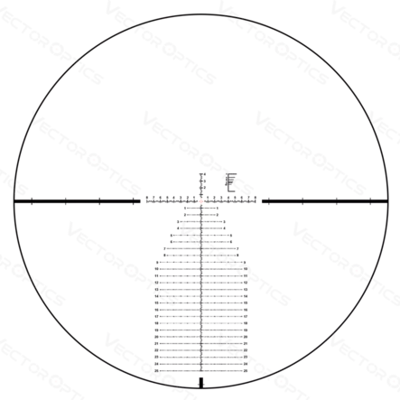 Vector Optics Continental x6 4-24x56 VEC-MBR HD FFP Scope - Sikten för långhållsskytte - 6976386122053 - 2