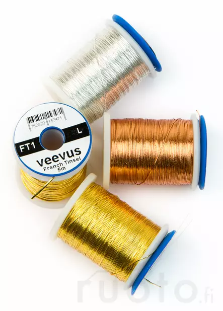 Veevus French Tinsel Large - Kropprib - 403001040303 - 1