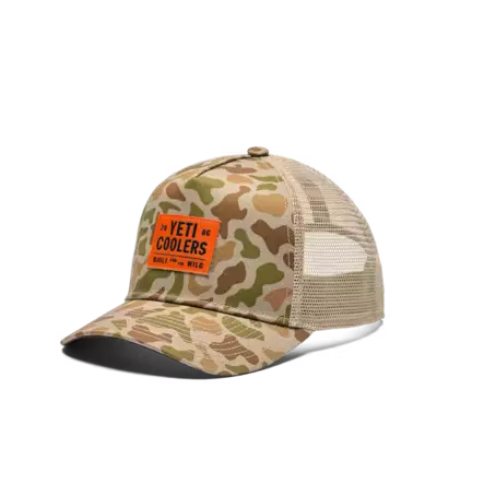Yeti Coolers Camo Trucker Hat - Truckers - 888830627303 - 1