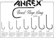 Ahrex SA292 Beast Fleye Long - Saltvattenkrokar - 655043956243 - 4