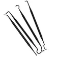 Birchwood Firearm Cleaning Picks 4pcs - Vapenrengöringssatser - 029057411133 - 1