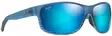 Maui Jim Kaiwi Channel - Blue Black Stripe Frame with Blue Hawaii Lens - Glaslinser - 603429067373 - 1