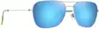 Maui Jim Naauao - Shiny Silver Frame with Blue Hawaii Lens - Plastlinser - 603429080143 - 1
