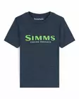 Simms Kid's Logo T-Shirt Harbor Blue - T-shirts herr - 694264598313 - 1