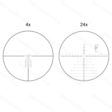 Vector Optics Continental x6 4-24x56 VEC-MBR HD FFP Scope - Sikten för långhållsskytte - 6976386122053 - 12