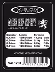 Vision Ace Leader 9' - Taperade Nylon -tafsar - 6417512820523 - 3