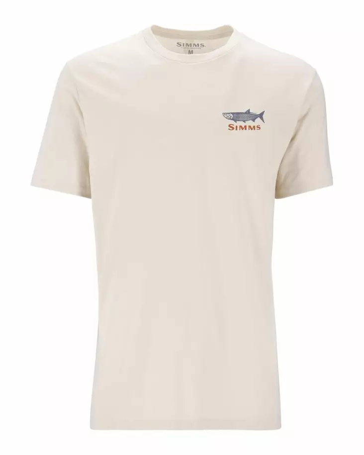 Simms Tarponwear T-Shirt Natural - T-shirts herr - 694264678503 - 2