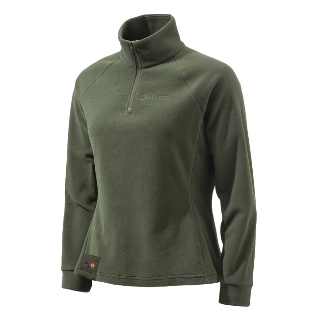 Beretta Half Zip Fleece Womens Green - Jägartröjor - 8051832194803 - 1
