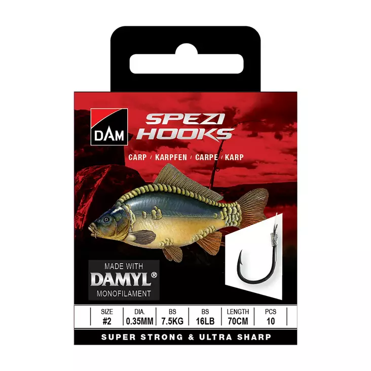 DAM Spezi Carp #10 - Färdiga riggar - 5706301664693 - 1