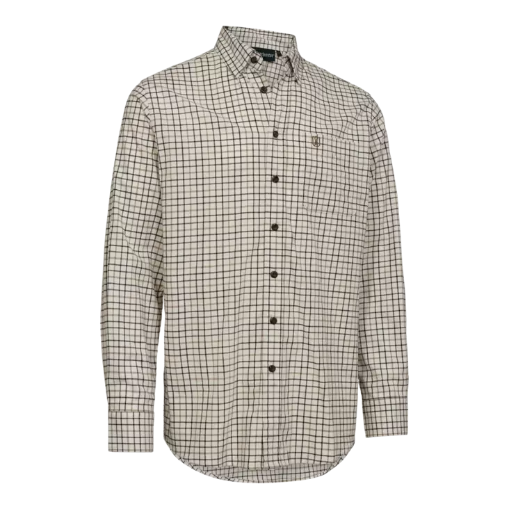 Deerhunter Gavin Shirt Beige Check - Jägartröjor - 5702827236833 - 1