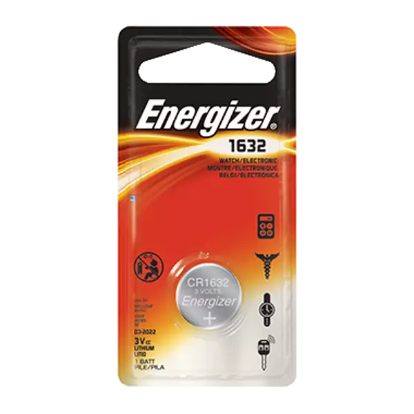 Energizer CR1632 ENR 3,0V - Batterier och powerbanker - 7638900411553 - 1