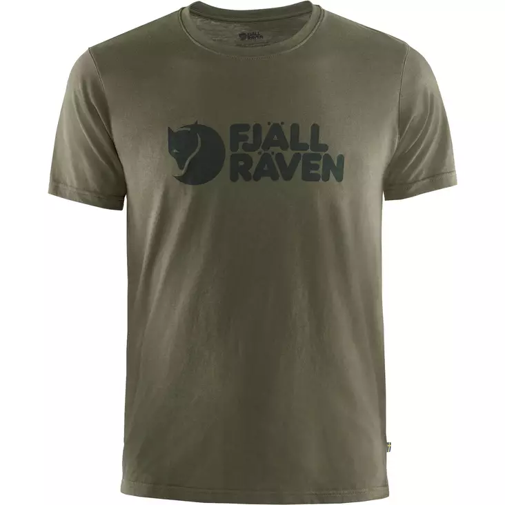 Fjällräven Logo T-shirt M Dark Olive - T-shirts herr - 7323450606053 - 1
