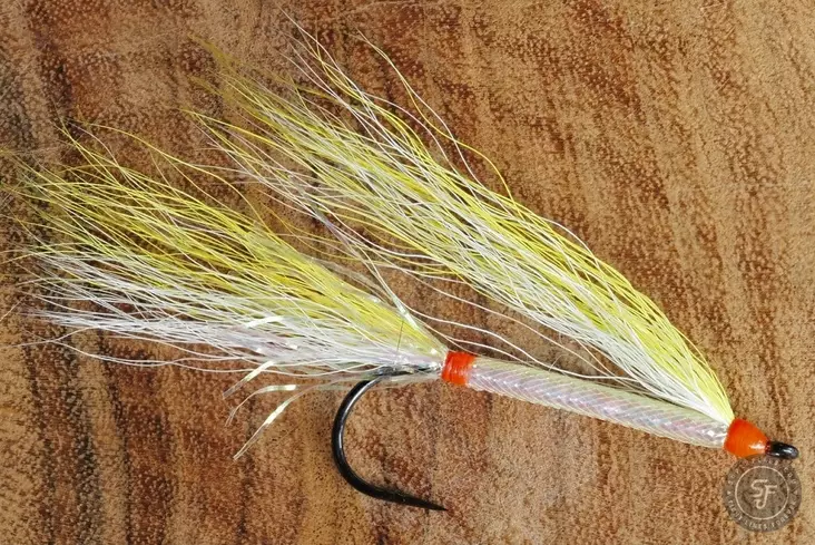 Haili Streamer White/Fl. Yellow - Fiskimitationer - 8859202531933 - 1