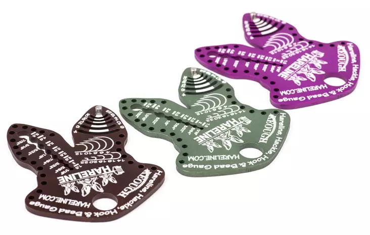 Hareline Hackle, Hook & Bead Gauge - Övriga verktyg - 762820204753 - 1