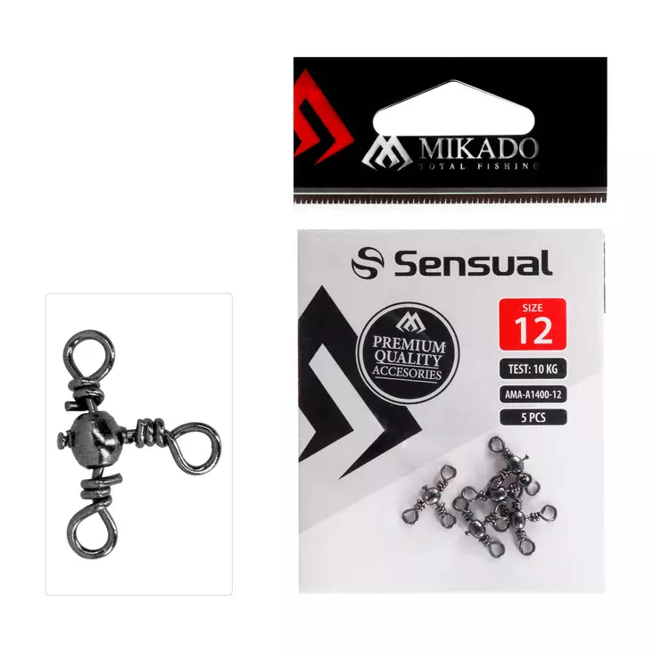 Mikado Barrel Swivel Triple - Lekande & snabbkopplingar - 5900637148203 - 1