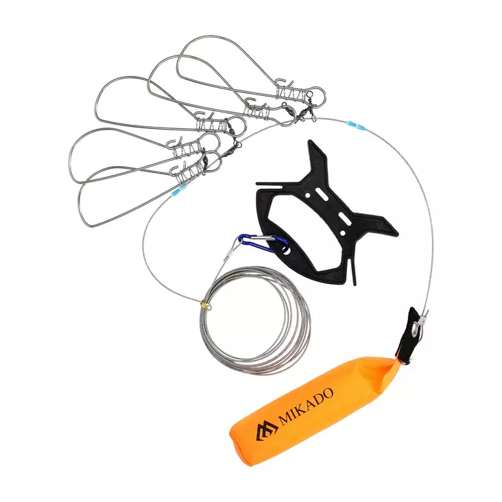 Mikado Fish Holder Snaps with String 14cm - Fiskgripare & krokurtagare - 5900637612773 - 1
