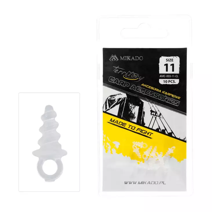 Mikado Plastic Boilie Screw 11mm Clear - Betesskruvar - 5900637685593 - 1