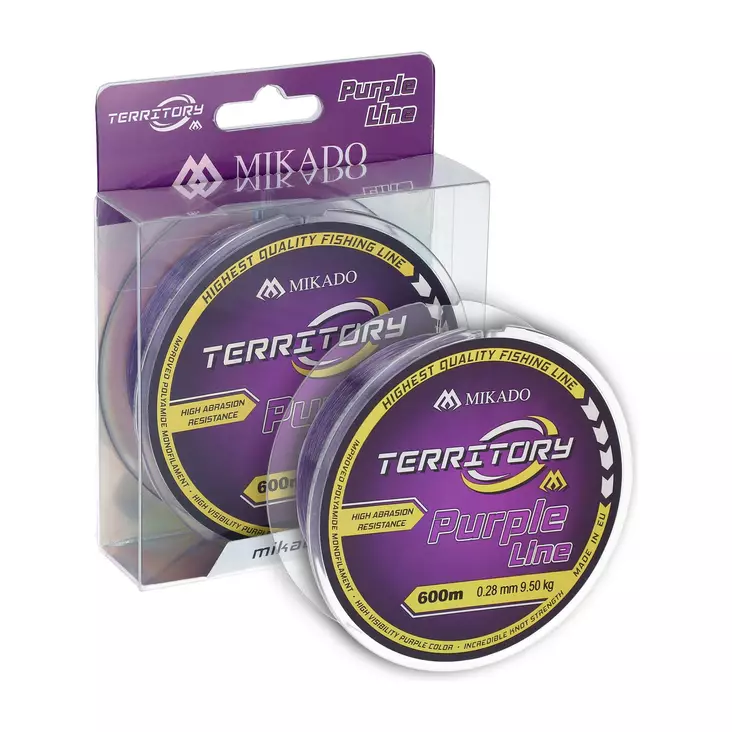 Mikado Territory Purple 600m - Monofila linor - 5900637815563 - 1