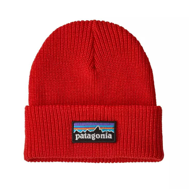 Patagonia Kids Logo Beanie Sizzle Red - Mössar - 198077304593 - 1
