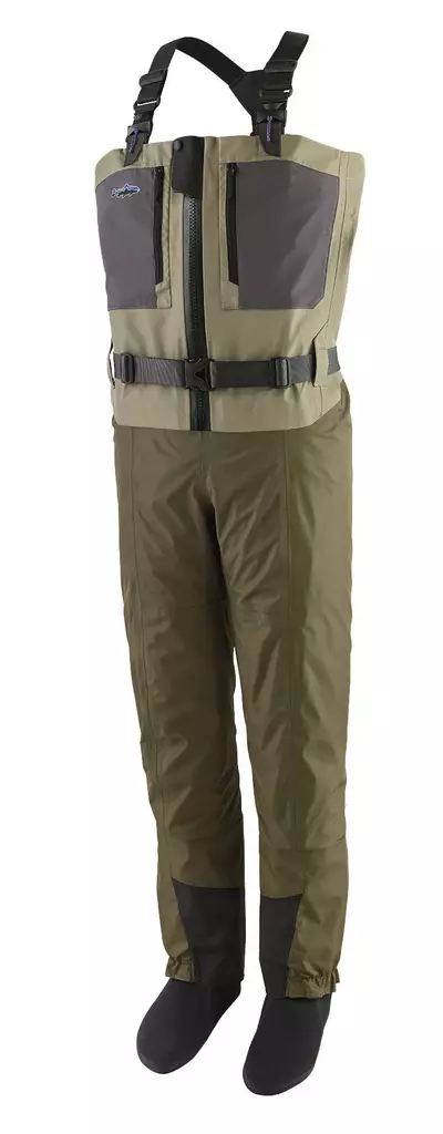 Patagonia Mens Swiftcurrent Traverse Zip-Front Waders River Rock Green - Vadare - 196924830073 - 1