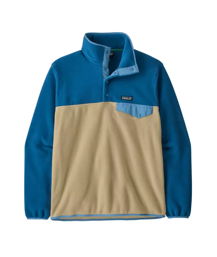 Patagonia M´s Lightweight Synchilla Snap T Pullover Nautilus Tan - Fleecetröjor - 198077575863 - 1
