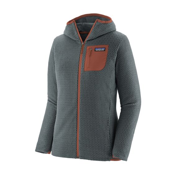 Patagonia Ws R1 Air Full-Zip Hoody Nouveau Green - Fleecetröjor - 195699663893 - 1