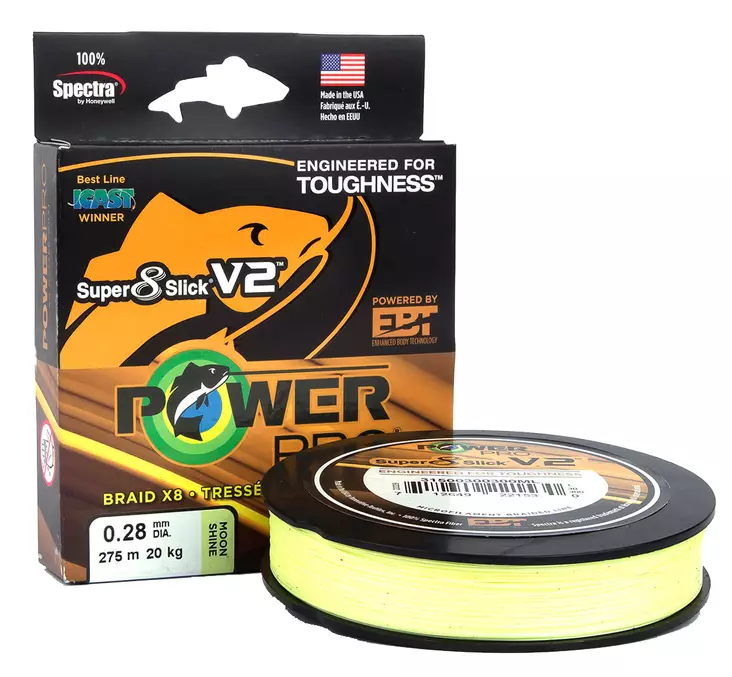 Power Pro Super 8 Slick V2 Moon Green - Flätlinor - 0712649221523 - 3