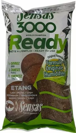 Sensas 3000 Ready Lake 1kg - Mäsk & boilies - 3297830109813 - 1