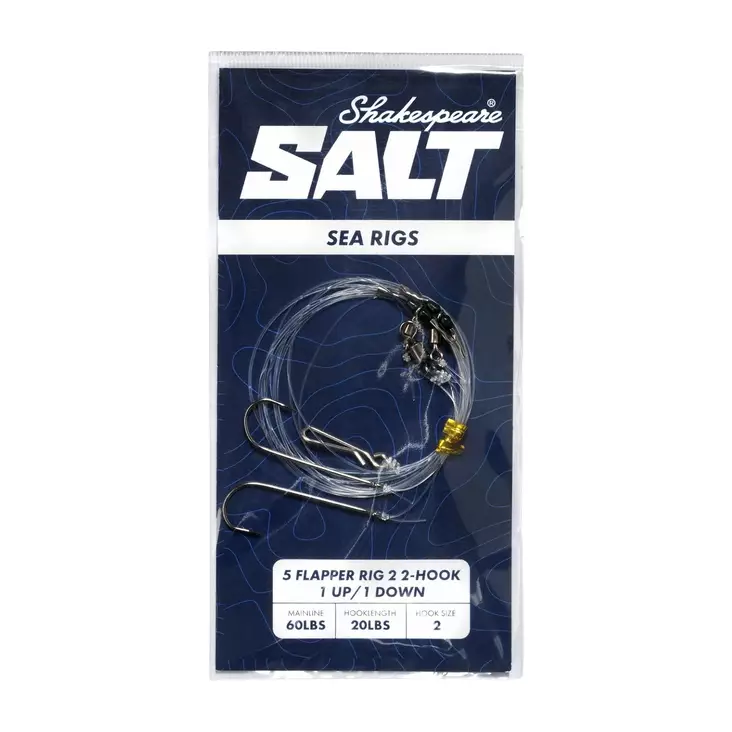 Shakespeare No 5 Flapper Rig Size 2 - Riggar för bottenfiske & torsk - 043388130983 - 1