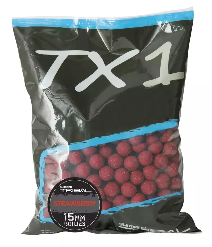 Shimano TX1 Boilie Strawberry 20mm - Livsmete - 8717009851183 - 1