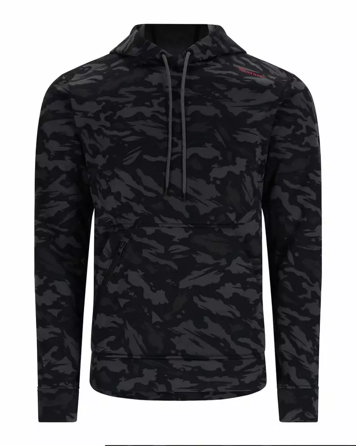 Simms CX Hoody Ghost Camo Black - Huvtröjor - 694264610183 - 2