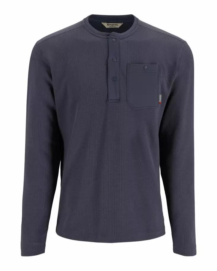 Simms Highline Henley Selvedge - Skjortor - 694264659823 - 2