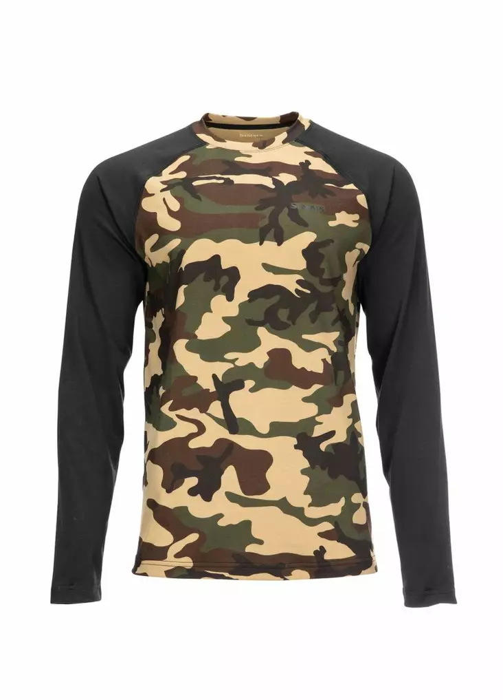 Simms Lightweight Baselayer Top CX Woodland Camo - Undertröjor - 694264555293 - 2