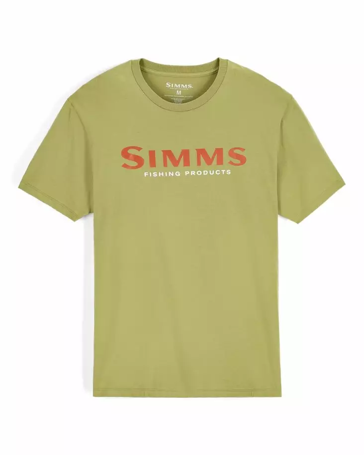 Simms Simms Logo T-shirt Tent Green - T-shirts herr - 694264694343 - 1