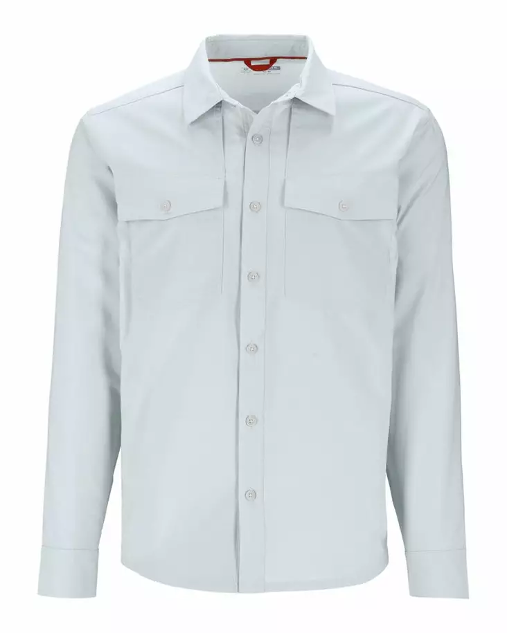 Simms No-See-Um Bugstopper Shirt Bimini Blue Heather - Skjortor - 694264679883 - 2