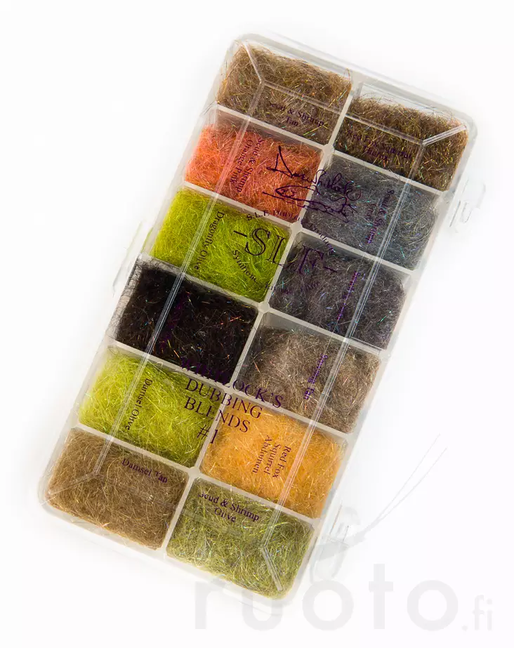 Dave Whitlock Dispenser I - Dubbing sortimentsatser - 053526433043 - 1