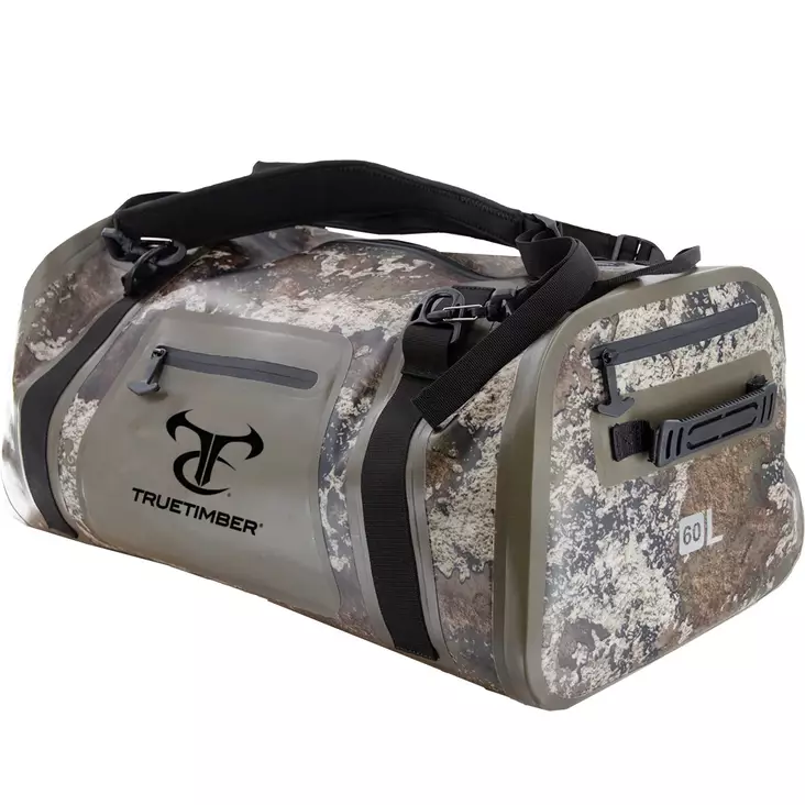 TrueTimber MistRiver Welded Dry Duffel 75L Strata/Olive/Black - Utrustningsväskor - 840194723763 - 1