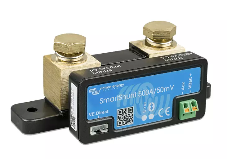 Victron SmartShunt 500A/50mV - Batteri och elektriska tillbehör - 8719076044253 - 1