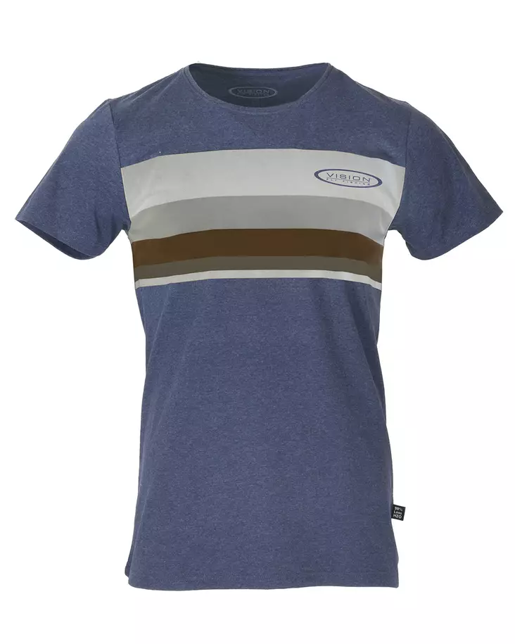 Vision Stripe T-Shirt Blue - T-shirts herr - 6417512842303 - 1