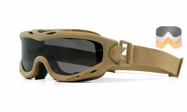Wiley X Spear Grey & Clear & Light Rust - Skytteglas - 712316060493 - 2
