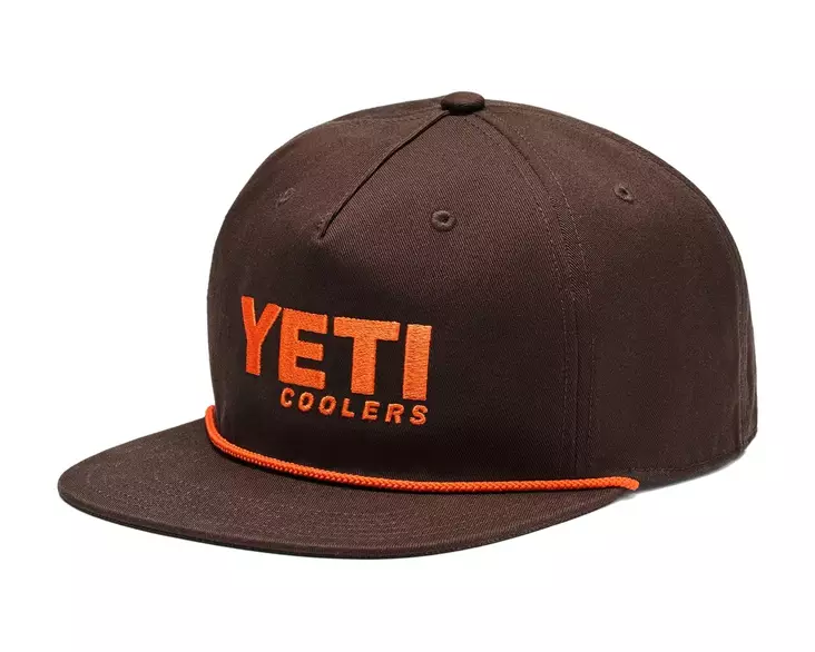 YETI Coolers Flat Brim Rope Hat Coffee - Övriga huvudbonader - 888830627273 - 1