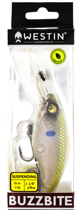 Crankbait Westin BuzzBite Crankbait 6cm 10g Suspending