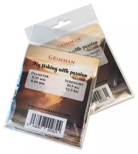 Grimman Bueno 15' Salmon Leader - Taperade Nylon -tafsar - 6438407002824 - 2