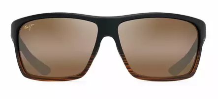 Maui Jim Alenuihaha - Dark Brown Stripe with HCL Bronze Lens - Glaslinser - 603429067304 - 2