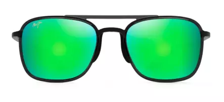 Maui Jim Keokea - Translucent Grey Frame with Green Mirror Lens - Plastlinser - 603429065874 - 2