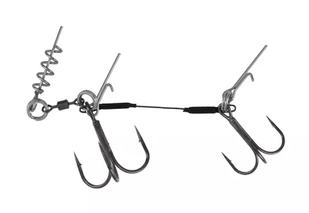 Mikado Jaws Titanium Stinger Double - Shallow rigger oc tillbehör - 5900637141624 - 1